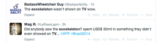 Illustration for article titled Mind-controlled Exoskeleton Opens World Cup, But You'd Never Know